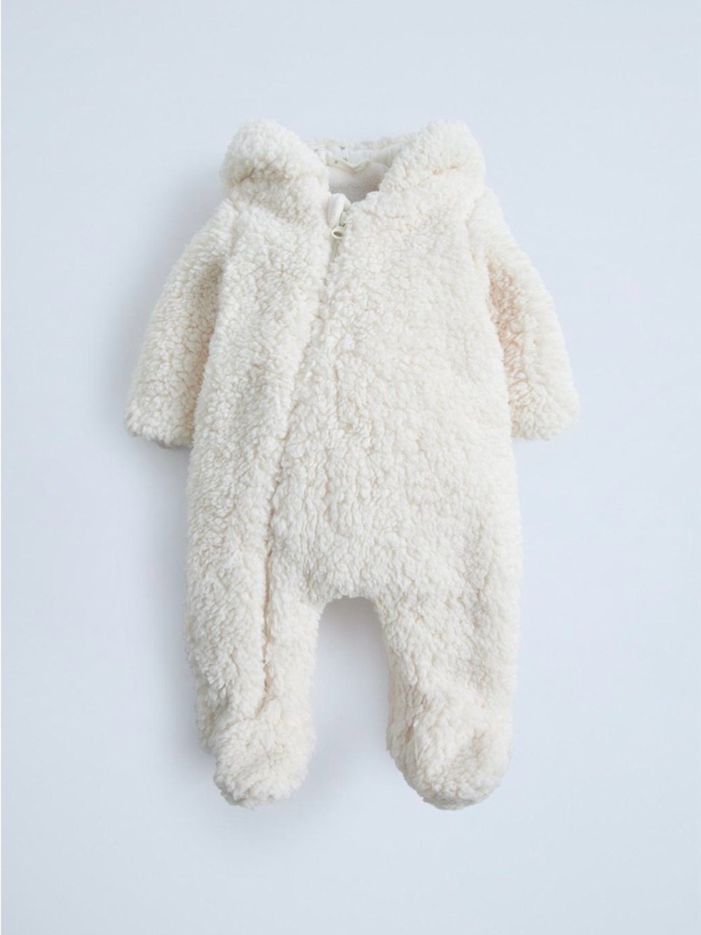 Zara Sherpa Hooded One-Piece for Baby